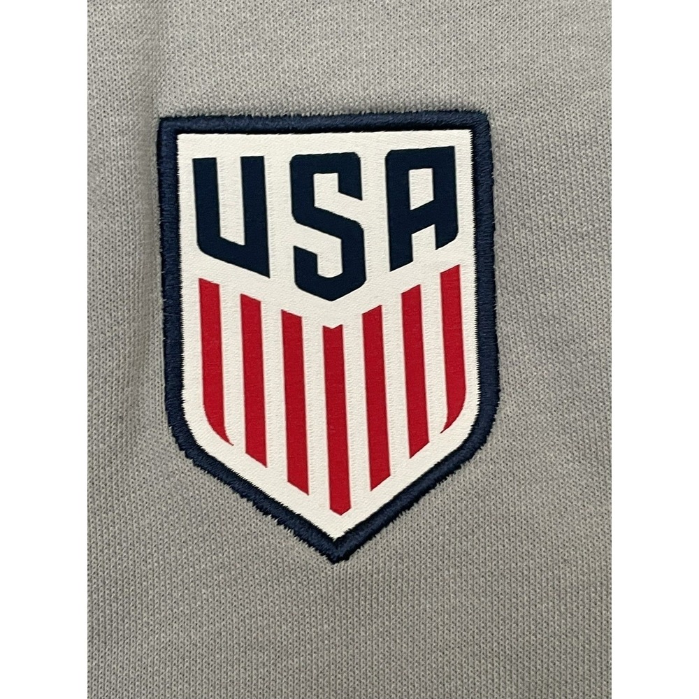 Nike USA Soccer French Terry Pullover Hoodie Men's XL Gray Pockets DH4829-050 - Picture 5 of 7
